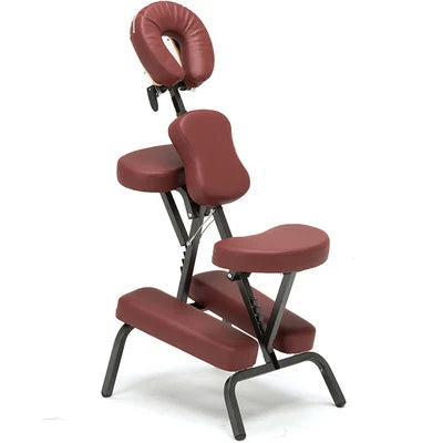 Chaise de massage professionnelle Rouge Kaki Noir Rouge-Kaki-Noir-