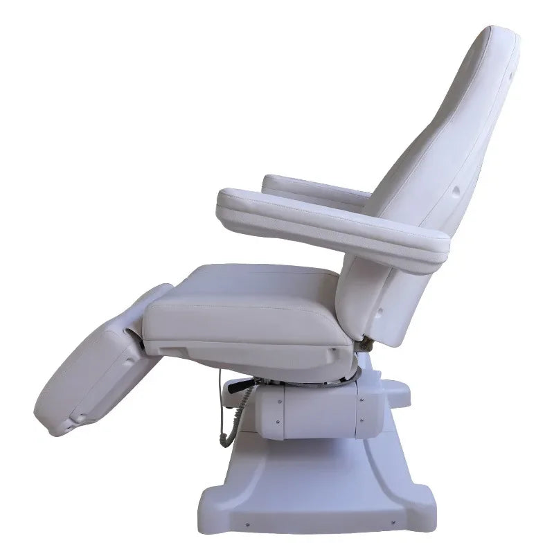 Table de massage électrique avec accoudoir Blanc Noir Blanc-Noir-