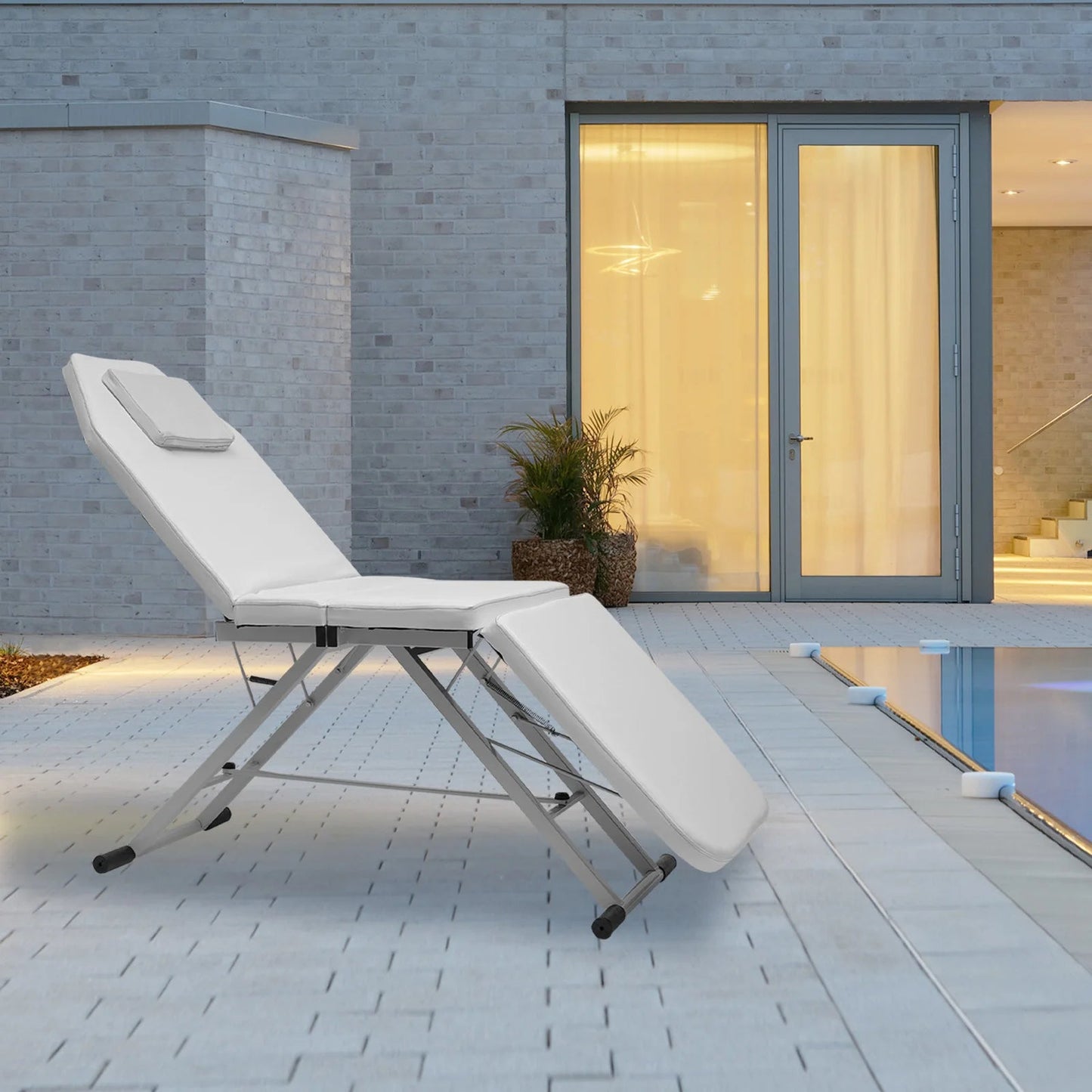 Table de massage pliante aluminium Blanc / France Blanc / France-