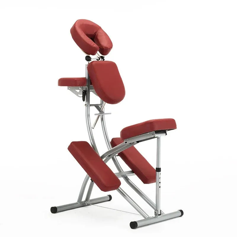 Chaise de massage portative Rouge Noir Beige Rouge-Noir-Beige-Bleu marine-
