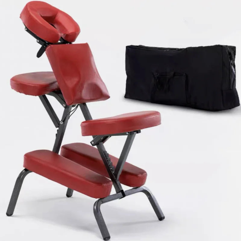 Chaise de massage solide Rouge Noir Beige Rouge-Noir-Beige-Bleu marine-Marron-Violet-