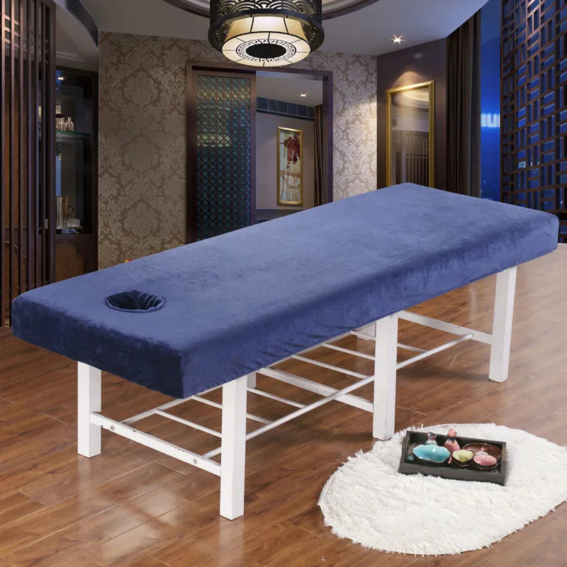 Housse table de massage en velours