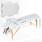Table de massage bois pliante Noir / France Blanc / France Beige / France Noir / France-Blanc / France-Beige / France-