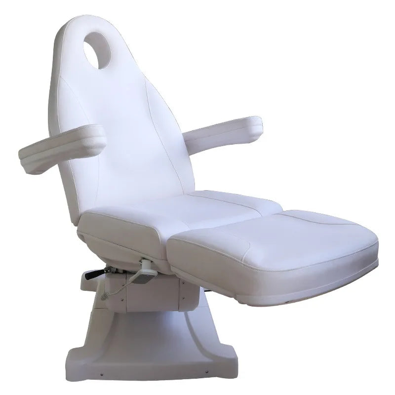 Table de massage électrique avec accoudoir Blanc Noir Blanc-Noir-