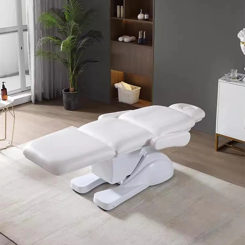 Table de massage électrique avec têtière Noir Blanc Bleu Noir-Blanc-Bleu-Beige-