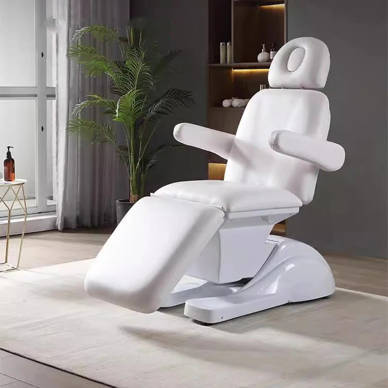 Table de massage électrique avec têtière Noir Blanc Bleu Noir-Blanc-Bleu-Beige-