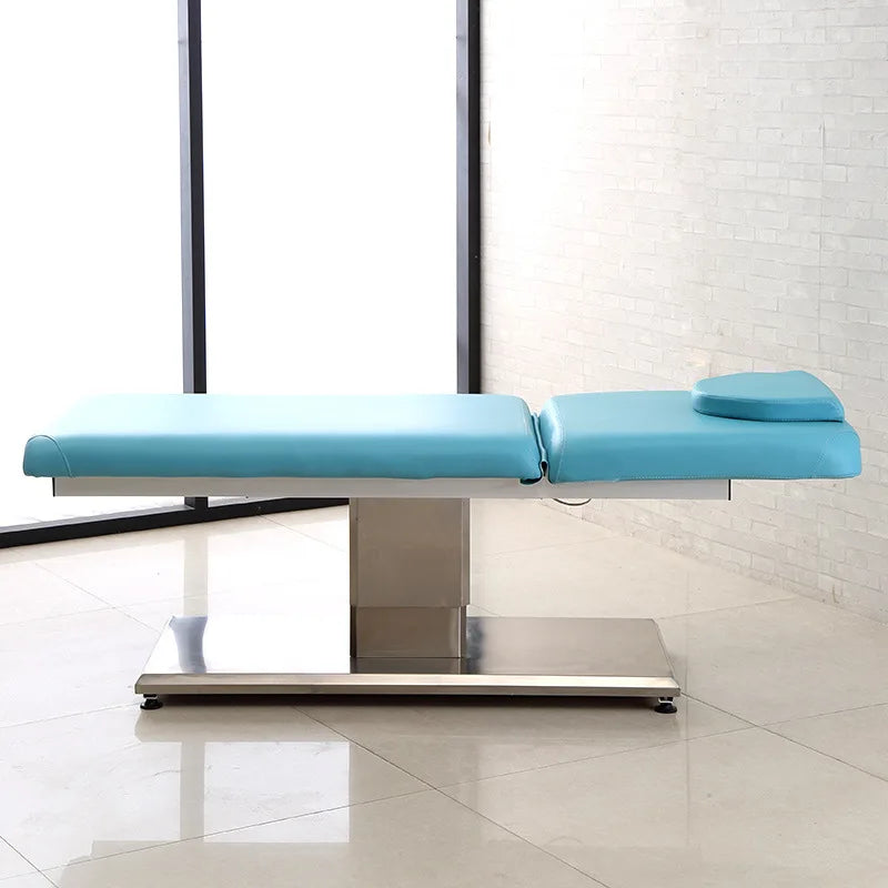Table de massage électrique esthétique Bleu Noir Bleu-Noir-