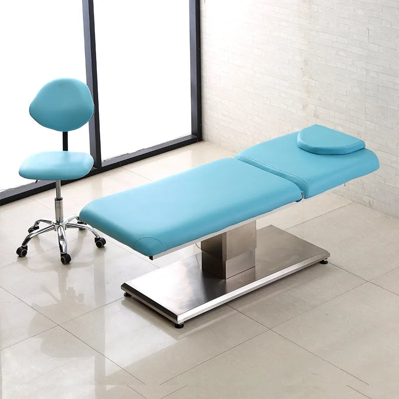 Table de massage électrique esthétique Bleu Noir Bleu-Noir-