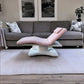 Table de massage électrique esthétique Beige Rose Blanc Beige-Rose-Blanc-
