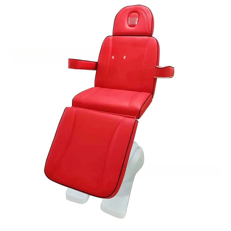 Table de massage électrique française Blanc Rouge Beige Blanc-Rouge-Beige-