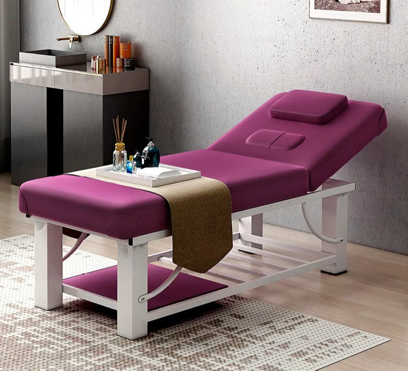 Table de massage électrique kiné Beige Marron Rose Beige-Marron-Rose-Blanc-Gris-Bleu-Violet-