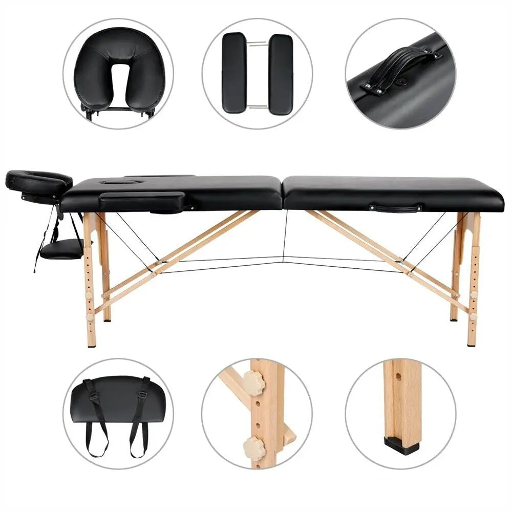Table de massage kiné pliante Noir Violet Café Noir-Violet-Café-Beige-Rose-Bordeaux-Orange-Bleu-