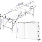 Table de massage légère et pliante Noir / France Blanc / France Noir / France-Blanc / France-