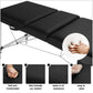 Table de massage légère et pliante Noir / France Blanc / France Noir / France-Blanc / France-