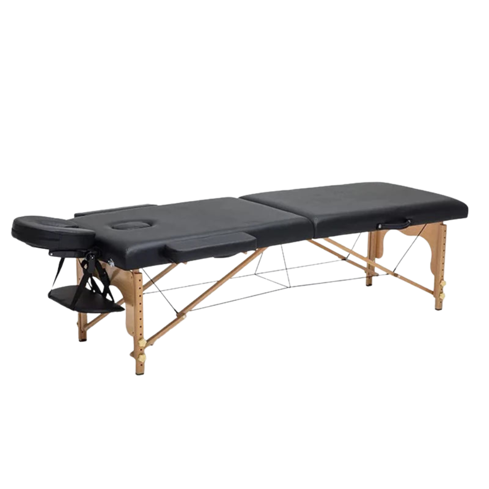 Table de massage pliante 70 cm Marron Blanc Rouge Marron-Blanc-Rouge-Noir-