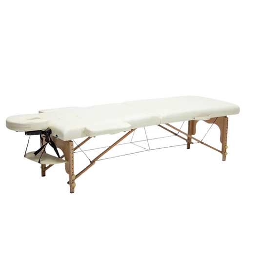 Table de massage pliante 70 cm Marron Blanc Rouge Marron-Blanc-Rouge-Noir-