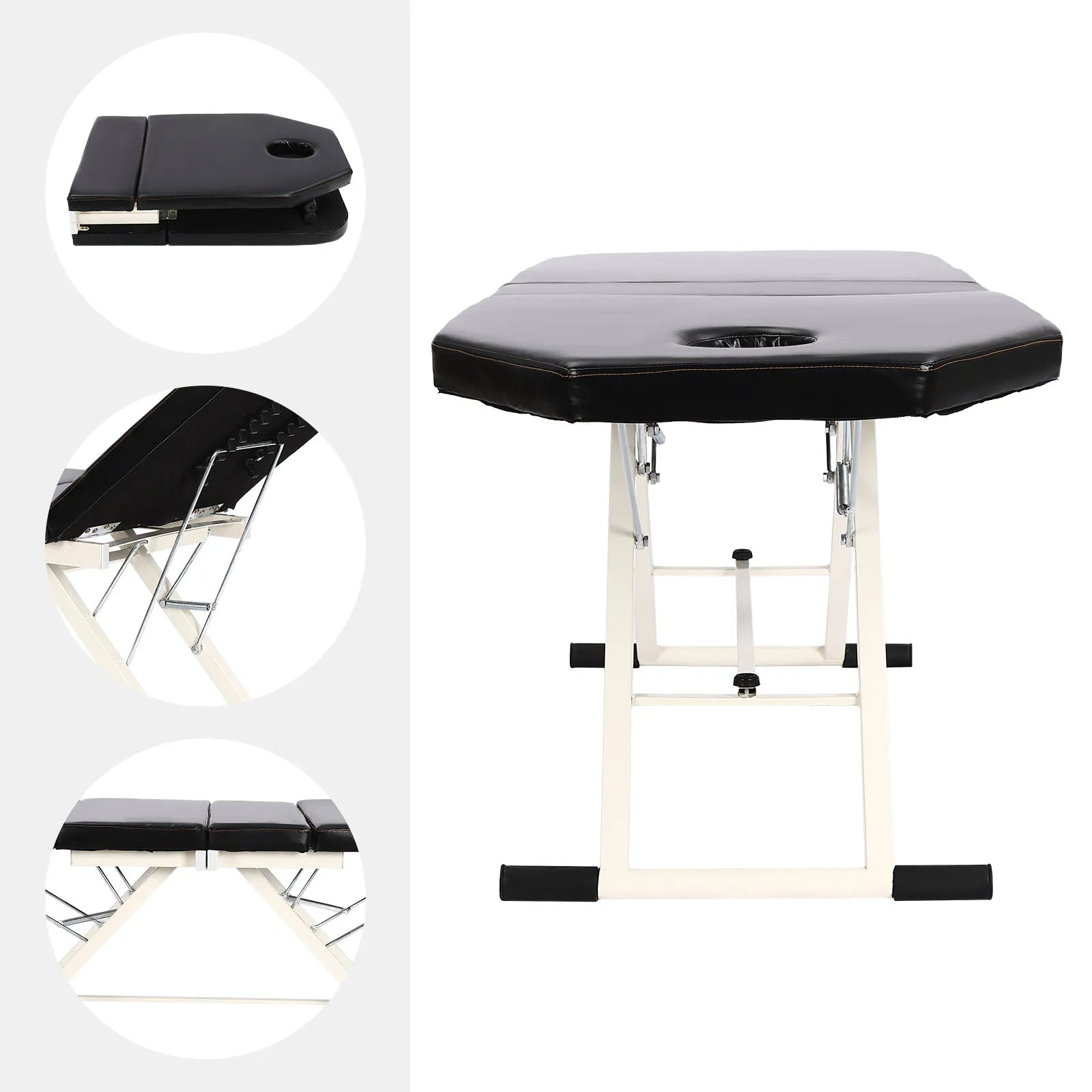 Table de massage pliante alu ultra légère Noir / France Rose / France Blanc / France Noir / France-Rose / France-Blanc / France-