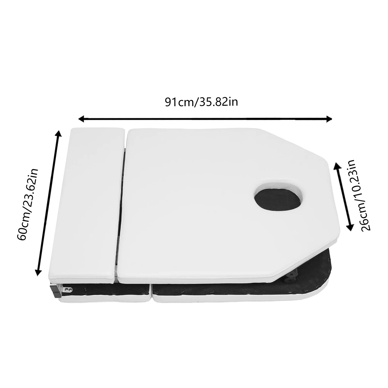 Table de massage pliante aluminium Blanc / France Blanc / France-