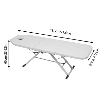 Table de massage pliante aluminium Blanc / France Blanc / France-