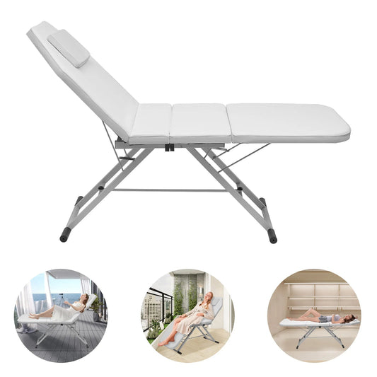Table de massage pliante aluminium Blanc / France Blanc / France-