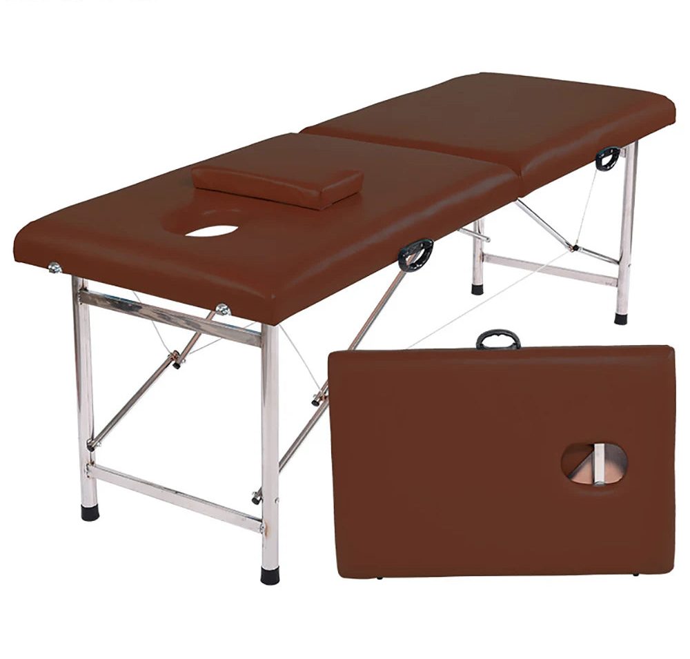 Table de massage pliante bois 3 zones Bleu marine Marron Noir Bleu marine-Marron-Noir-Rouge-Bleu-Rose-Orange-Blanc-