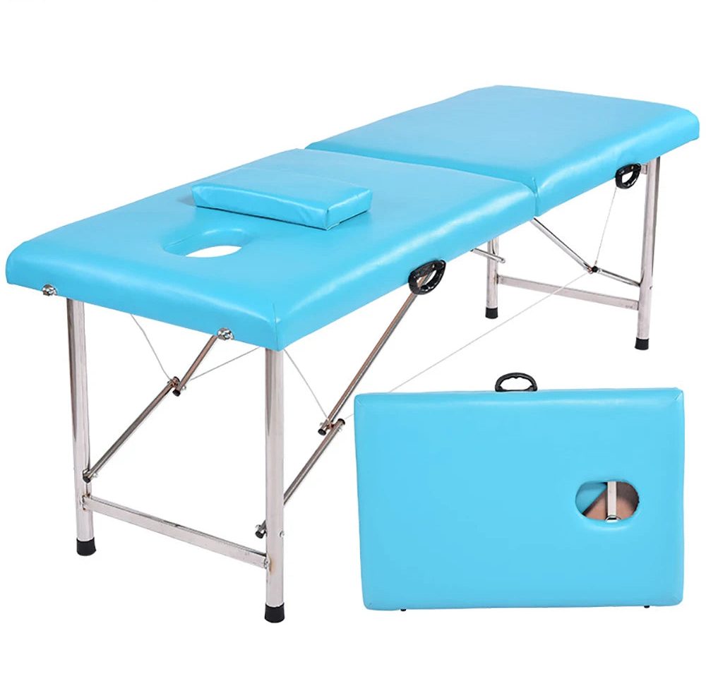 Table de massage pliante bois 3 zones Bleu marine Marron Noir Bleu marine-Marron-Noir-Rouge-Bleu-Rose-Orange-Blanc-