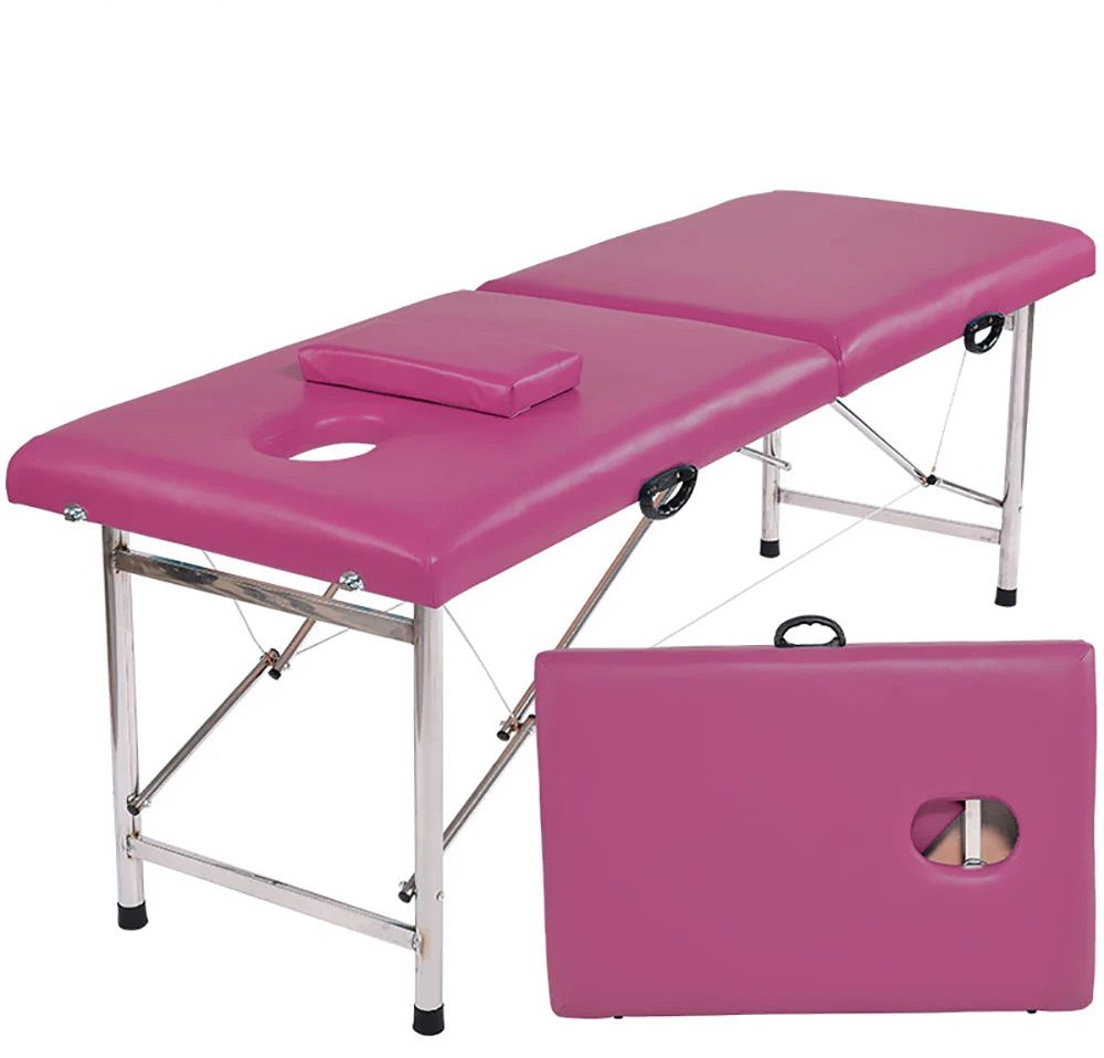 Table de massage pliante bois 3 zones Bleu marine Marron Noir Bleu marine-Marron-Noir-Rouge-Bleu-Rose-Orange-Blanc-