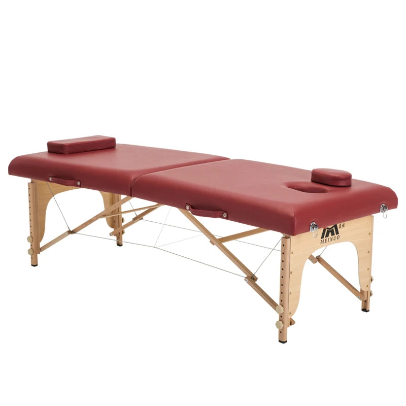 Table de massage pliante bois Marron Violet Beige Marron-Violet-Beige-Bordeaux-Noir-