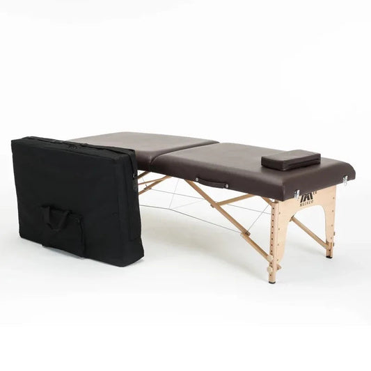Table de massage pliante bois Marron Violet Beige Marron-Violet-Beige-Bordeaux-Noir-