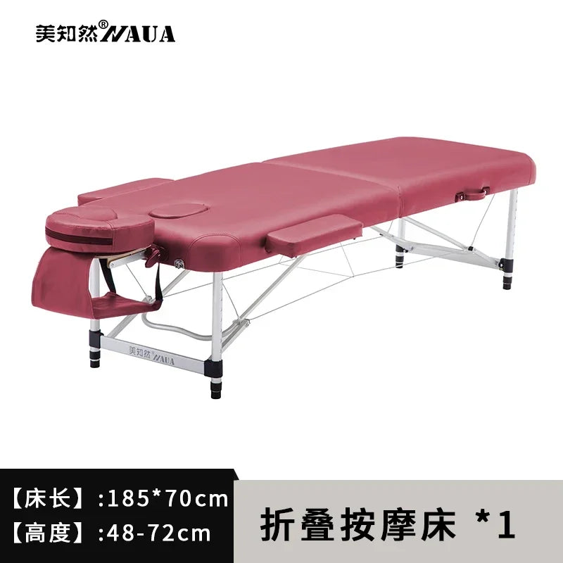 Table de massage pliante légère 10 kg Rose Marron Noir Rose-Marron-Noir-Rouge-Violet-